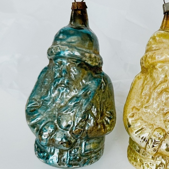 Antique Santa Claus Belsnickle Nikolaus Christmas Ornament Blown Glass 1930’s - Picture 2 of 7